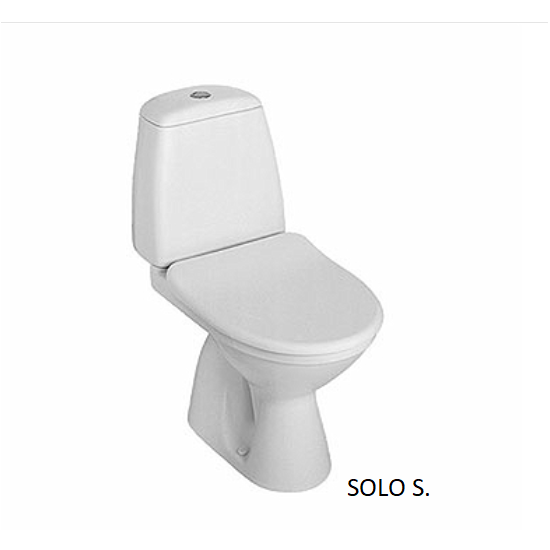 Kompakt Solo zestaw WC miska z odpływem pionowym spłuczka 6/3 l Koło